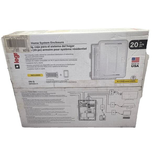 LeGrand 20" Home System Enclosure ENP205A-V1 Wi-Fi Compatable. {106}. - Picture 1 of 16